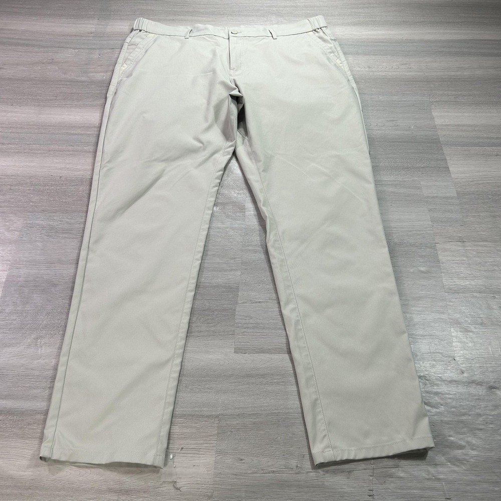 Jack Archer Jetsetter Pants‎ Mens 40x34 Beige Chino Performance Golf Casual